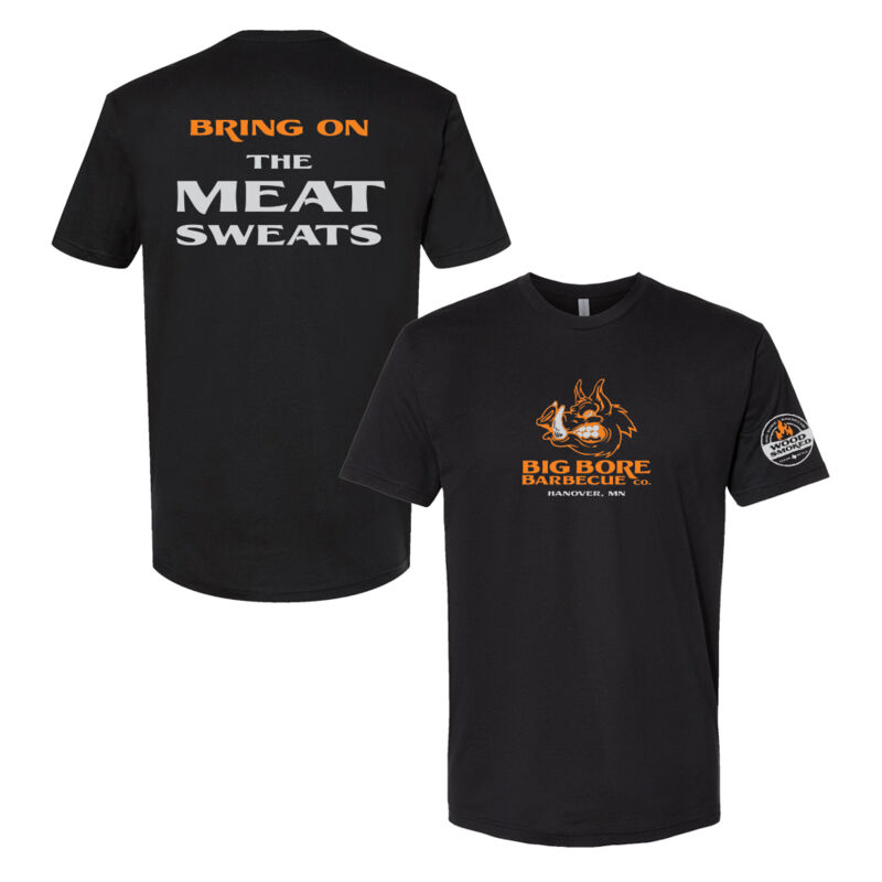MEAT SWEATS - Next Level - Unisex Cotton T-Shirt - Printed Logos Thumbnail
