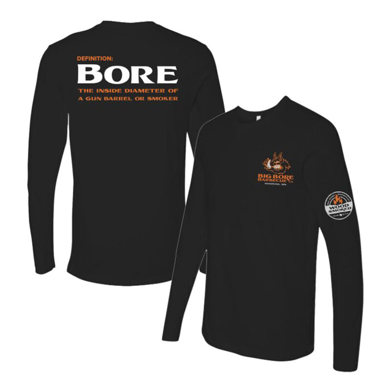 DEFINITION: BORE - Next Level - Cotton Long Sleeve T-Shirt - Printed Logos Thumbnail