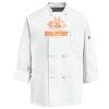 Eight Knot Button Chef Coat with Thermometer Pocket Thumbnail