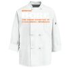 Eight Knot Button Chef Coat with Thermometer Pocket Thumbnail