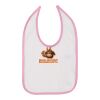 Infant Contrast Trim Premium Jersey Bib Thumbnail
