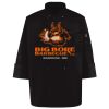 Ten Pearl Button Black Chef Coat Thumbnail