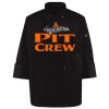 Ten Pearl Button Black Chef Coat Thumbnail