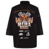 Ten Pearl Button Black Chef Coat Thumbnail
