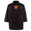 Black Knot Button Chef Coat Thumbnail