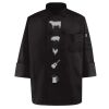 Black Knot Button Chef Coat Thumbnail