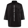 Black Knot Button Chef Coat Thumbnail
